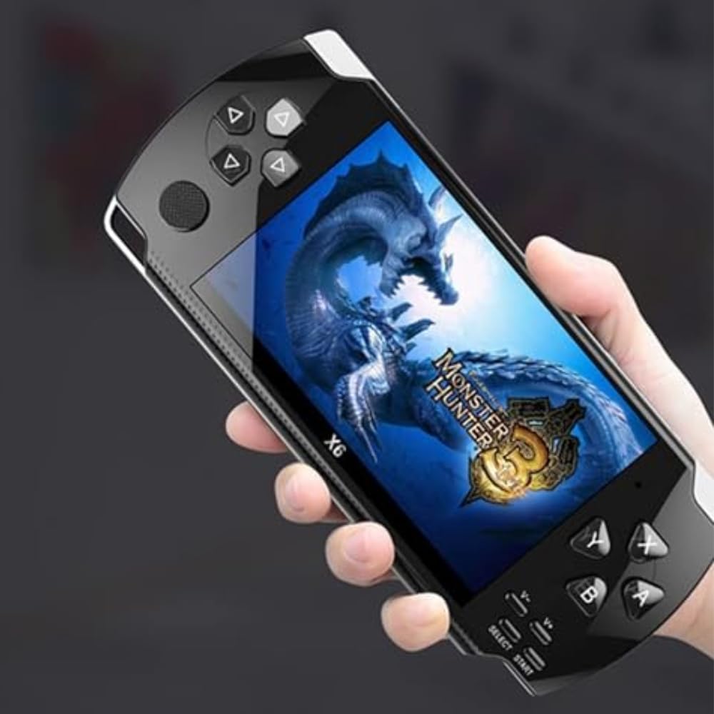 4.3" Handheld Game Console - 1500 Games, 8GB Storage