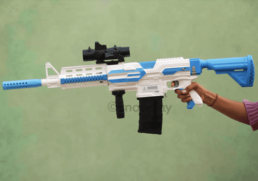 Toy Blaster for Kids - Storm Shooting Gun, 20 Foam Bullets