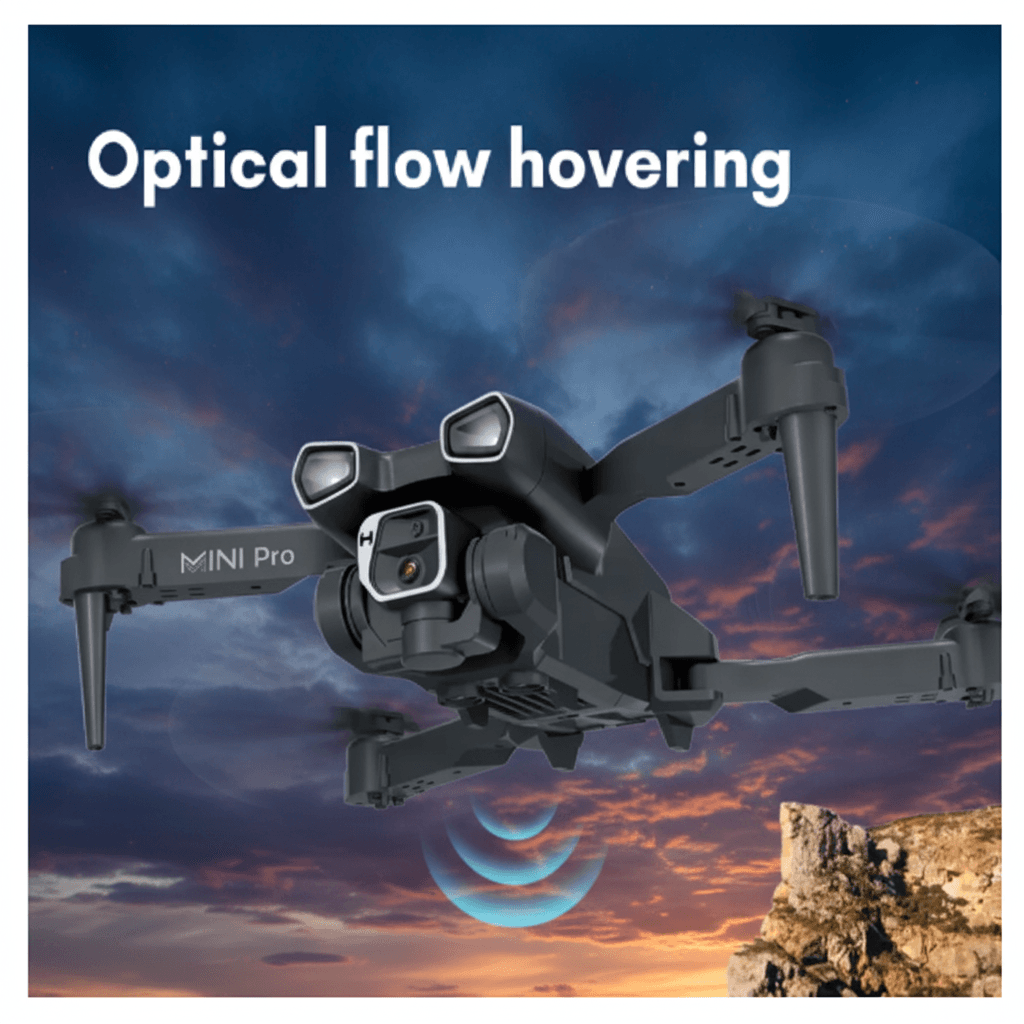 Mini RC Drone with Gesture Control and App Connectivity - Side Angle