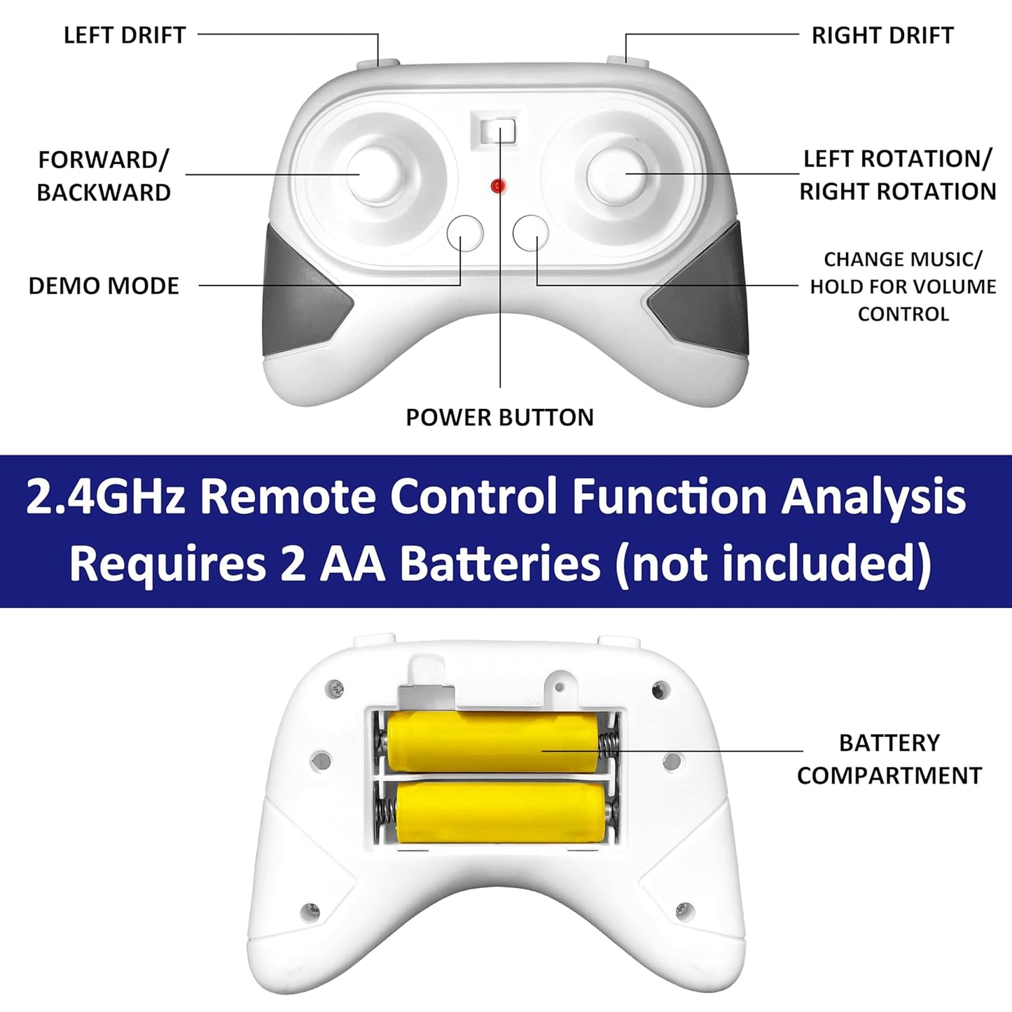RC Stunt Car for Kids | 360° Drift & LED Lights