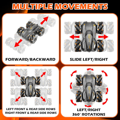 RC Stunt Car for Kids | 360° Drift & LED Lights