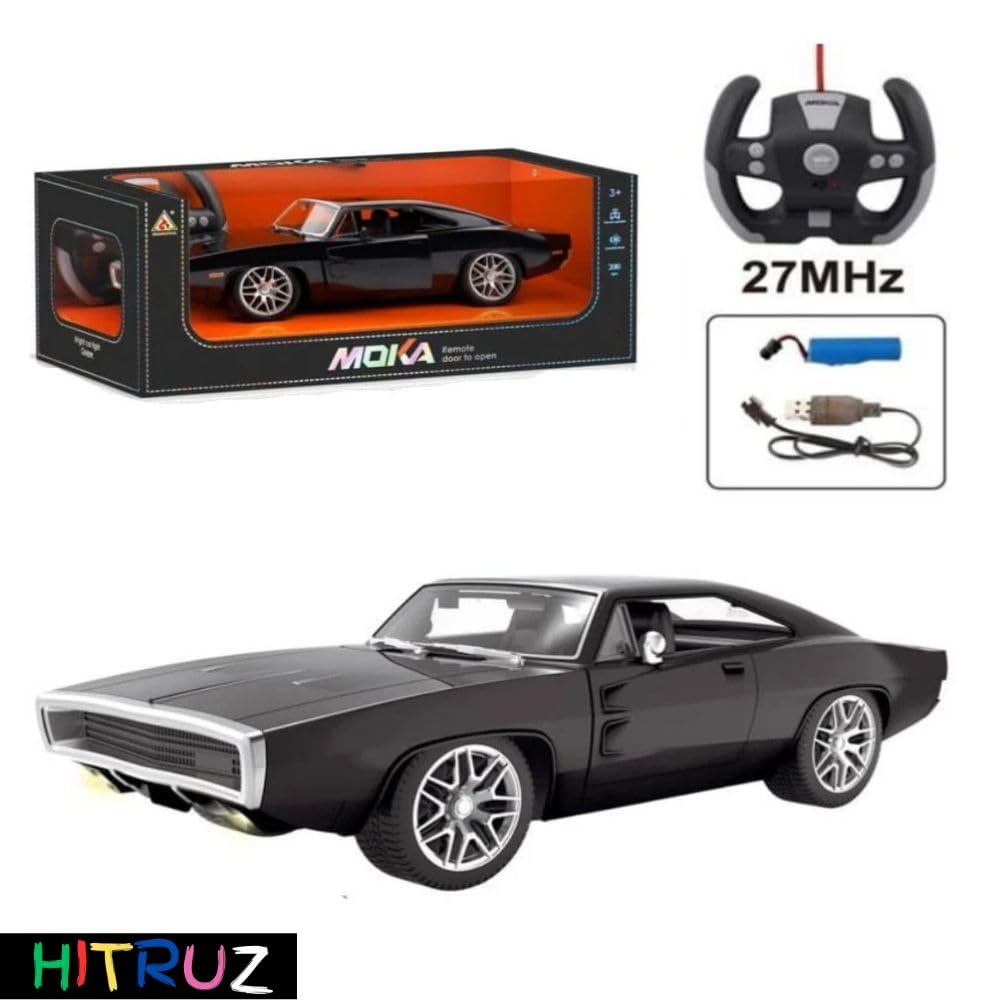 Rechargeable RC Car for Kids with LED Lights