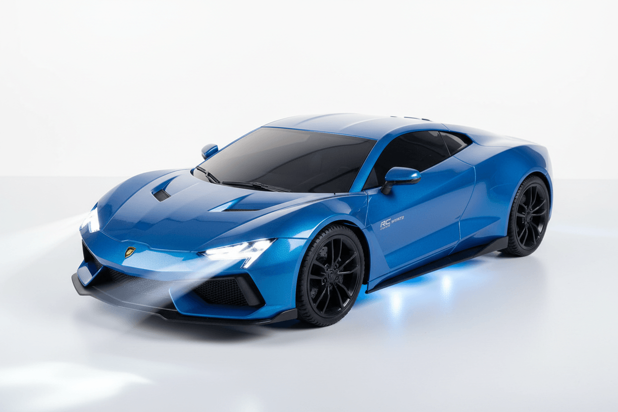 3D Remote Control Lighting Famous car Blue in colour