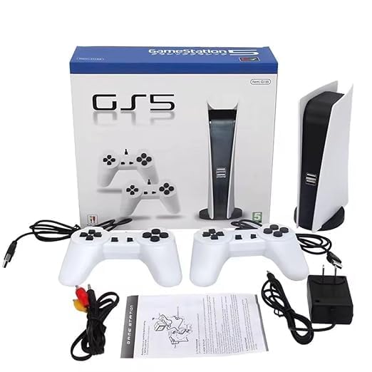 GS5 Retro Game Console - 300 Games, Plug & Play for TV