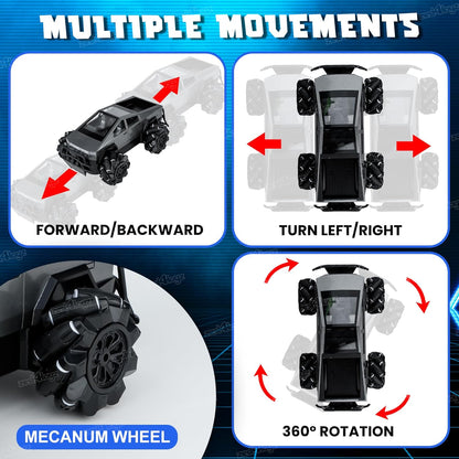 RC Truck for Kids 1:12 4x4 with LED Lights