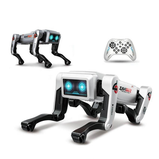 rey AI Robot Dog toy with remote control - interactive smart pet for kids with voice recognition and 20+ tricks
