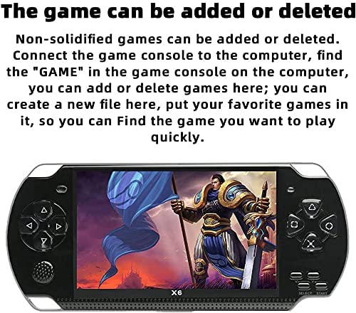 4.3" Handheld Game Console - 1500 Games, 8GB Storage