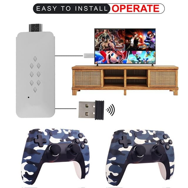 M22 Retro Game Console - 30K Games, Wireless, 1080P HD