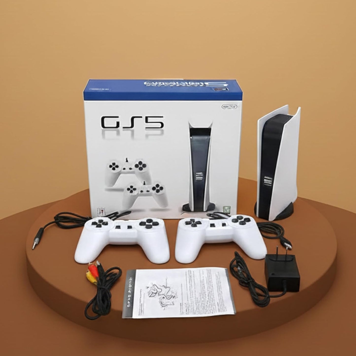 GS5 Retro Game Console - 300 Games, Plug & Play for TV