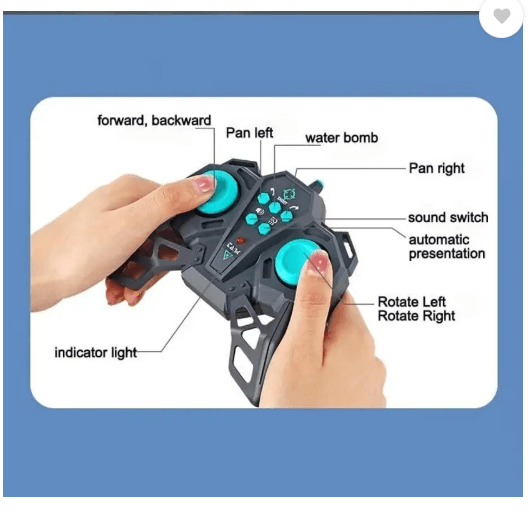 RC Water Ball Shooter Tank | 360° Stunt Car Kids