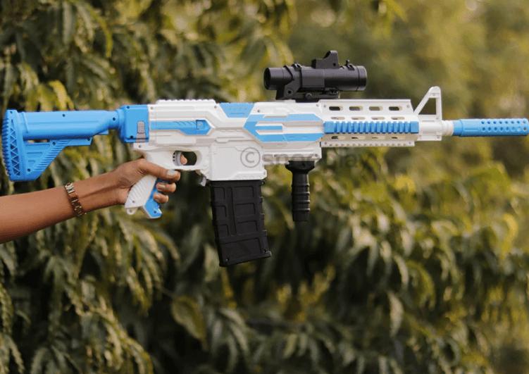 Toy Blaster for Kids - Storm Shooting Gun, 20 Foam Bullets