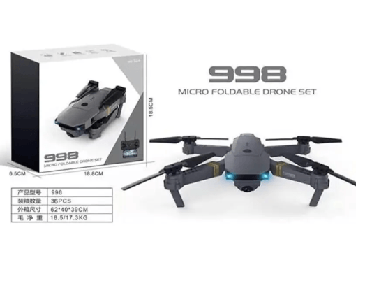 4K camera mini drone 998 Pro Max 600ft control range remote control