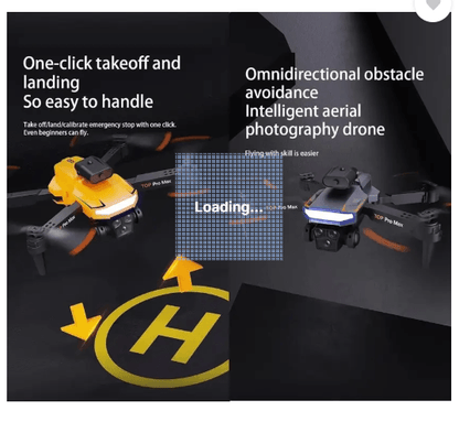 4K drone with obstacle avoidance perfect for beginners and aerial photography