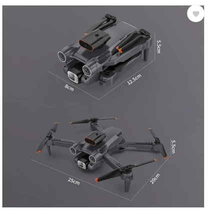 Fitpro P-12 Pro drone complete package with accessories and spare propellers