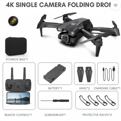 H66 Drone Complete Package - Includes Remote, Battery, and Accessories