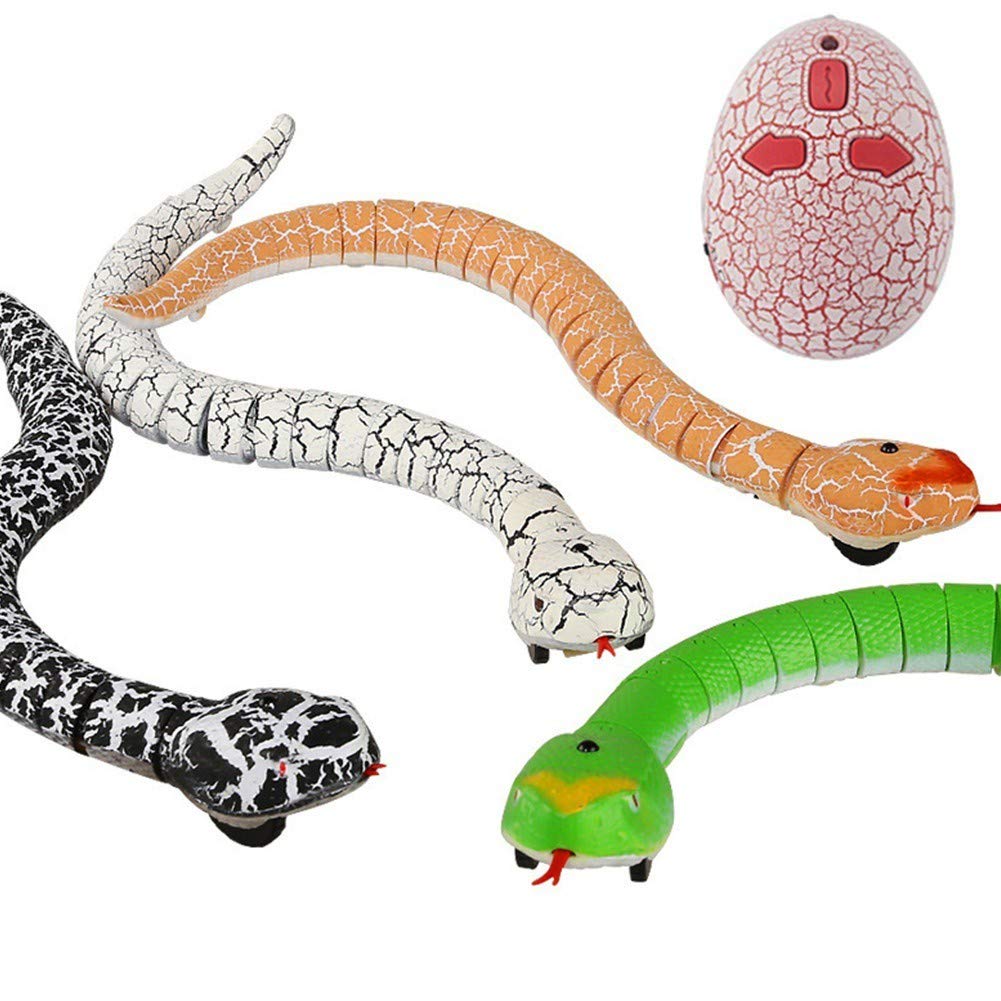 16" Remote Control Snake Toy - Realistic RC Rattlesnake
