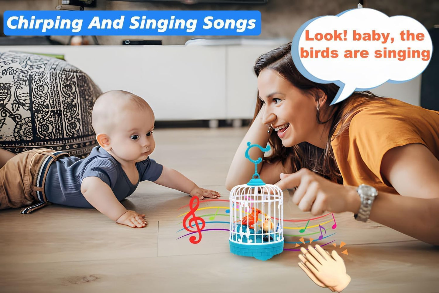 Talking Bird Toy for Kids - Interactive Repeat