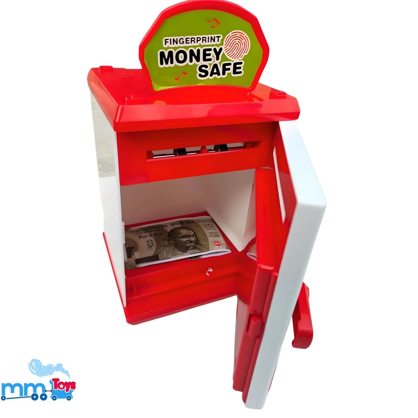 Electronic ATM savings bank for children with fingerprint scanner - smart piggy bank
