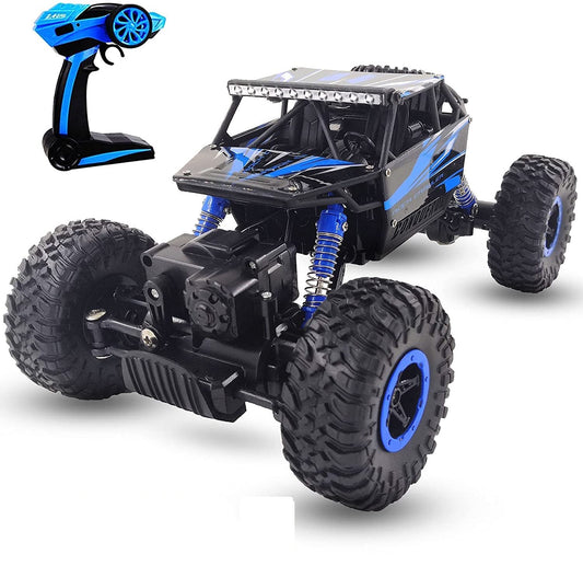4WD RC rock crawler car for kids - all terrain remote control monster truck