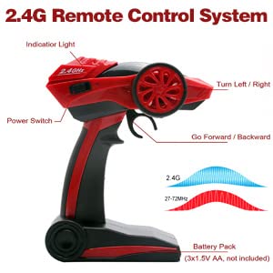 Remote control rock crawler with 2.4GHz controller - 200 feet range