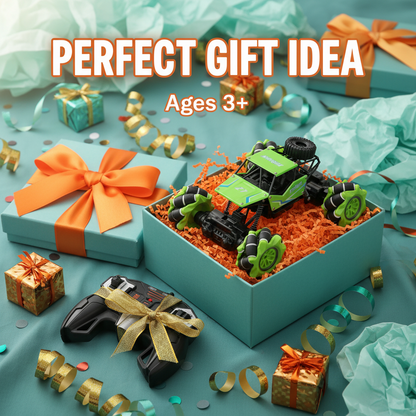 RC rock crawler remote control truck perfect gift for kids ages 3 and up - 360 drift off-road toy car birthday present idea