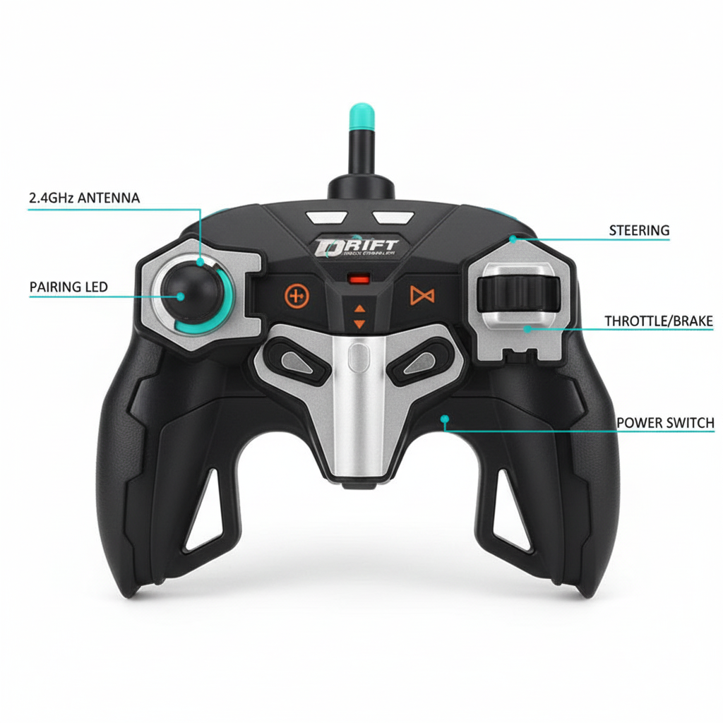 RC Rock Crawler 360° Drift Car Kids Remote Control Truck