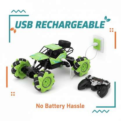RC Rock Crawler 360° Drift Car Kids Remote Control Truck