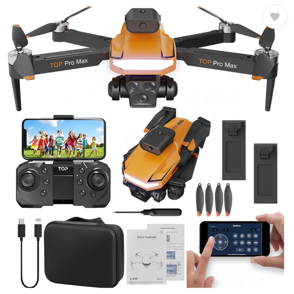 Fitpro P18 Pro 4K obstacle avoidance drone with dual HD camera system