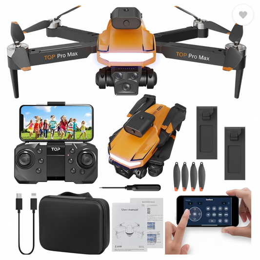 Fitpro P18 Pro 4K obstacle avoidance drone with dual HD camera system