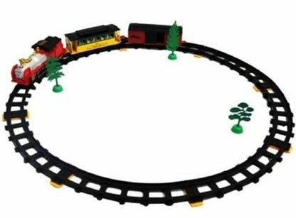 Educational train toy for kids with realistic railway design