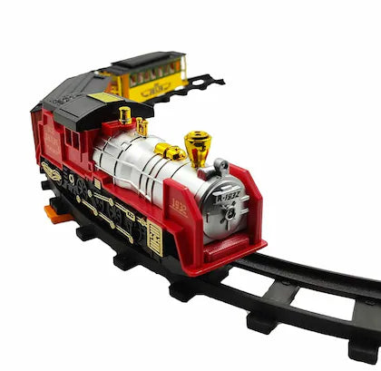 Train toy for kids with sound and lights - high speed multicolor railway toy