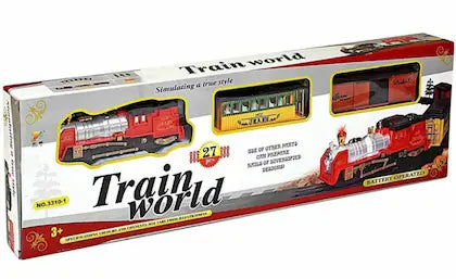 High speed train toy for kids - side view showing light effects