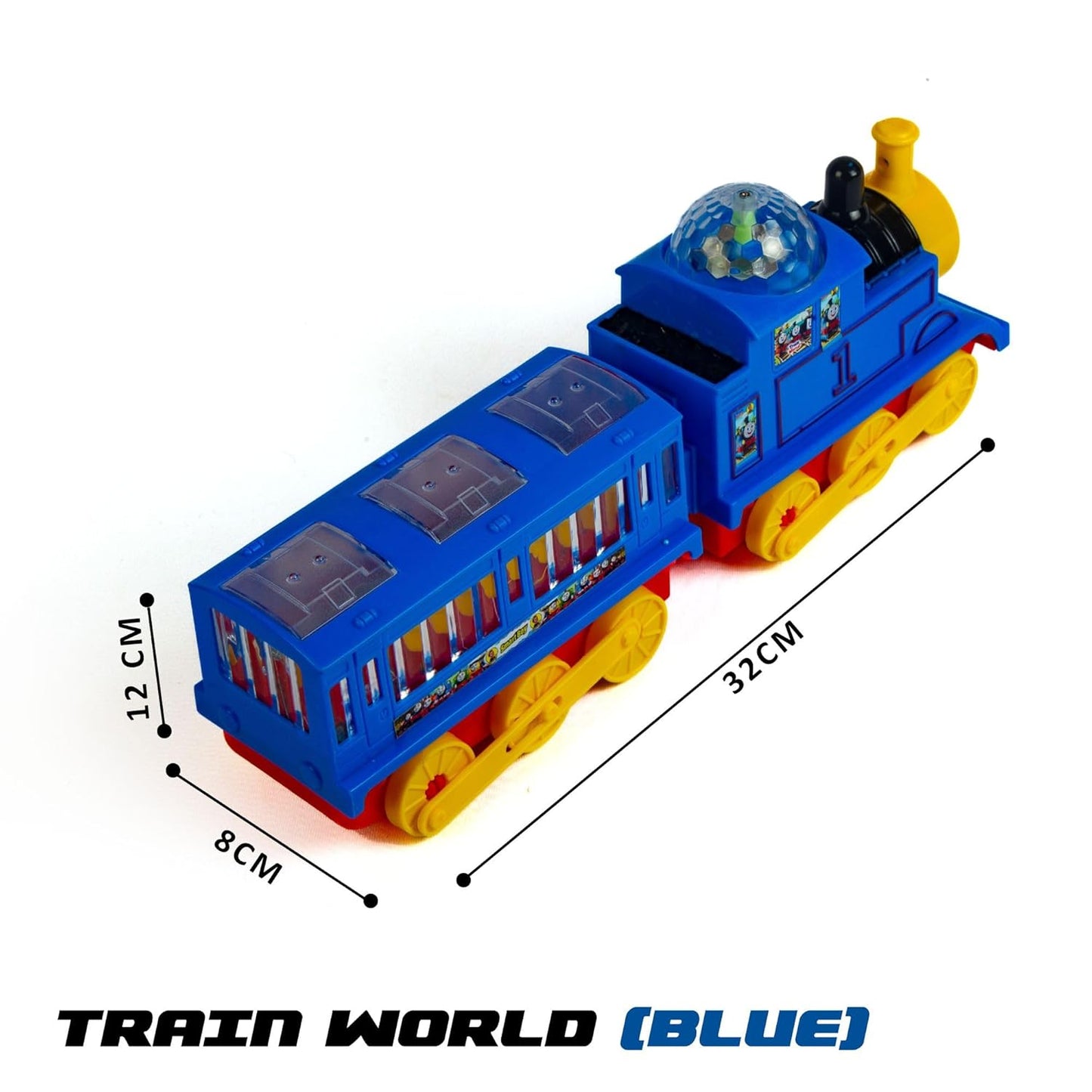 Electric toy train for children with tracks - light and sound play set